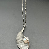 Pearl on Silver NecklaceBORANECKLACES