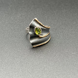 Peridot Fan RingBORARINGS