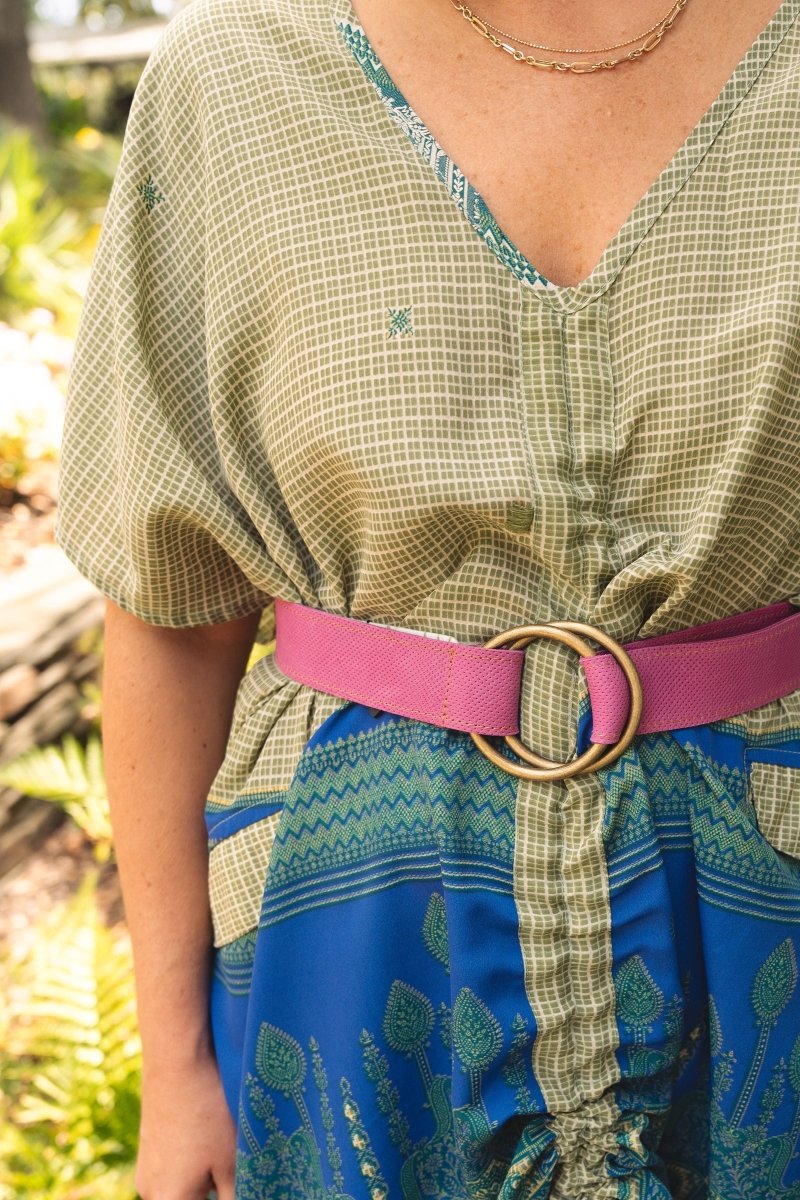 Pink Leather BeltAdabelt