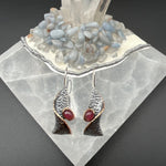 Pink Tourmaline Earrings - 1.5” longBORAEARRINGS