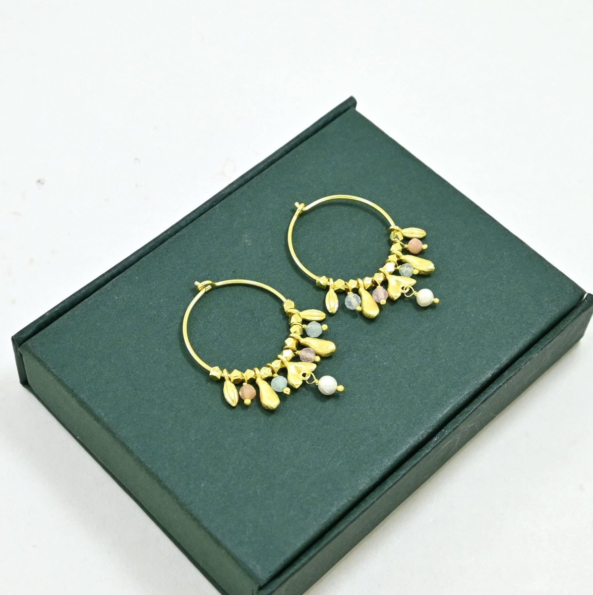 Post Earrings with Pastel GemstonesSchmuckoo BerlinEARRINGS