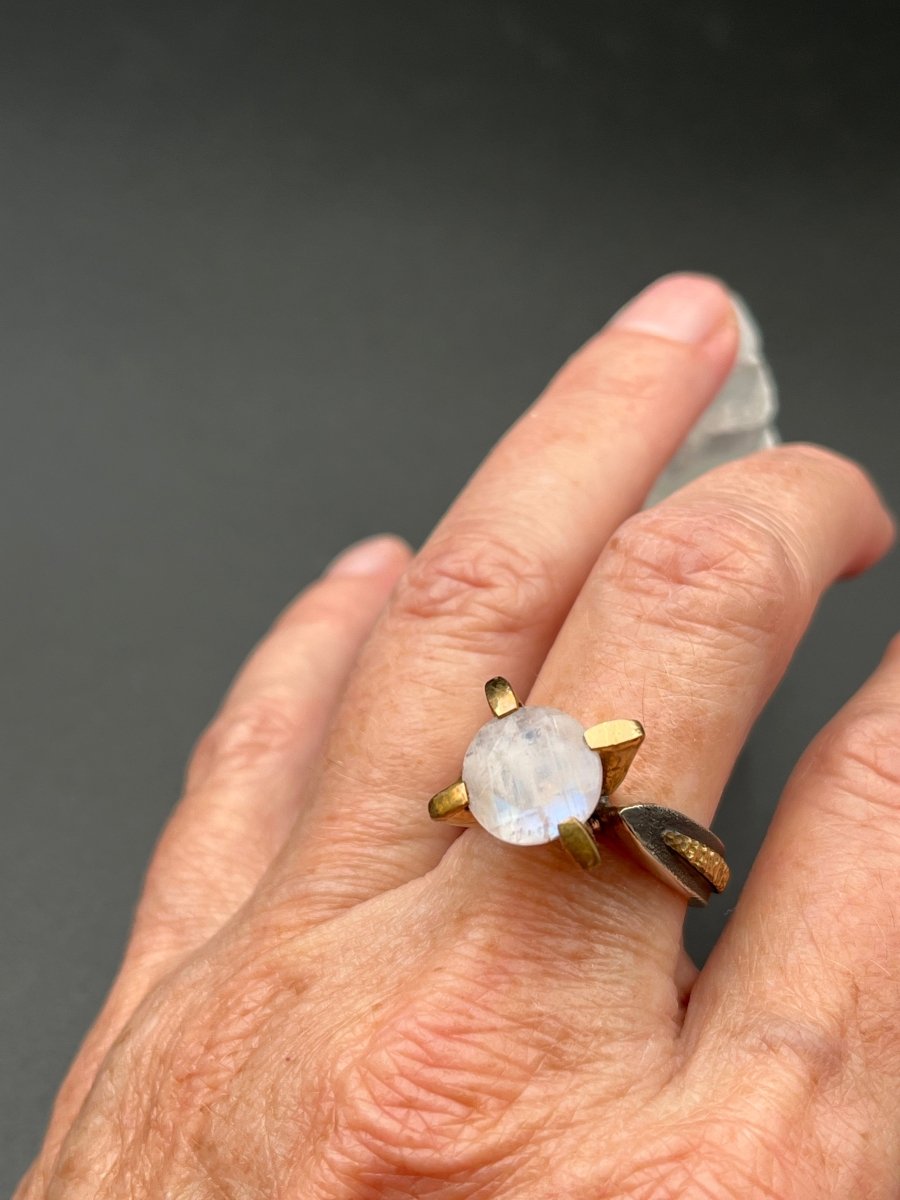 Rainbow Moonstone RingBORARINGS
