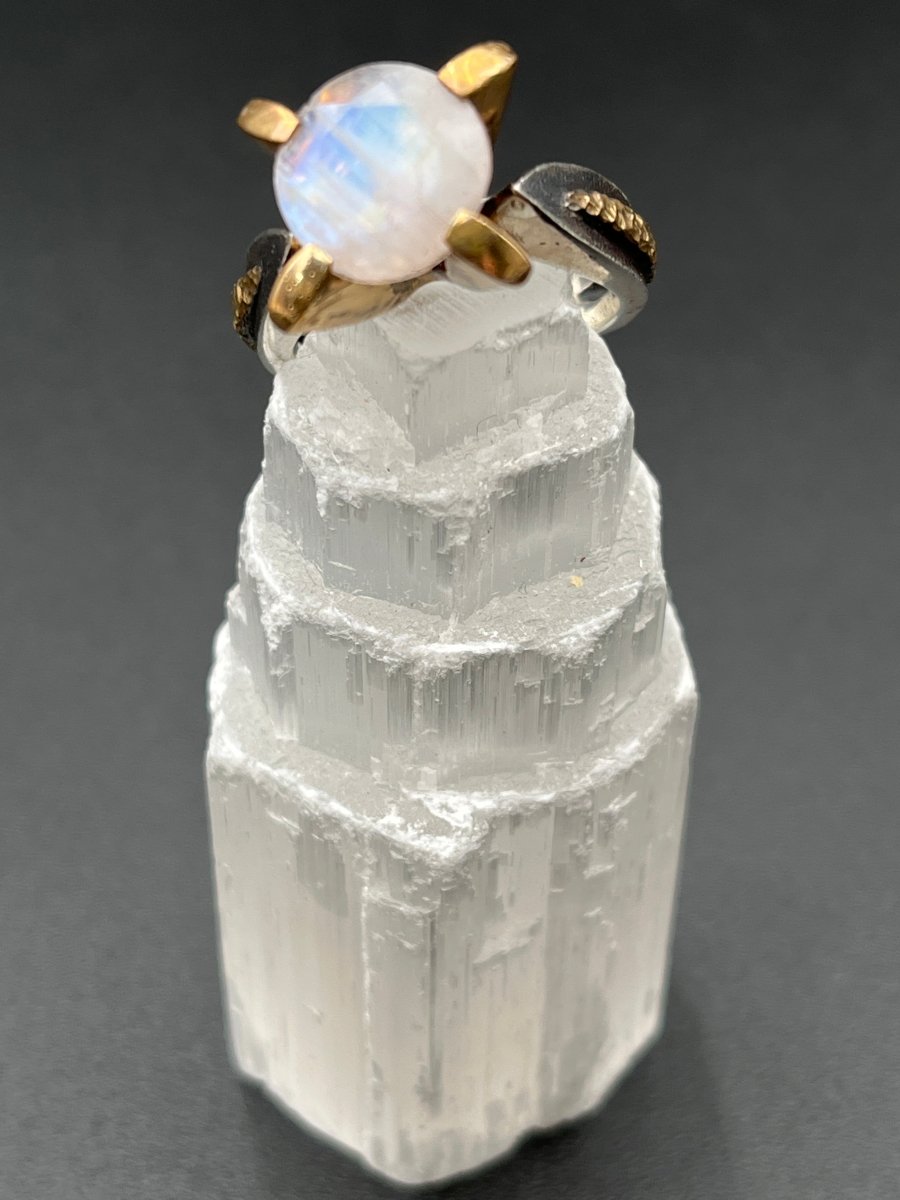 Rainbow Moonstone RingBORARINGS