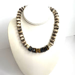 Round Bone Beads with Brown QuartzRobin JacksonNECKLACES