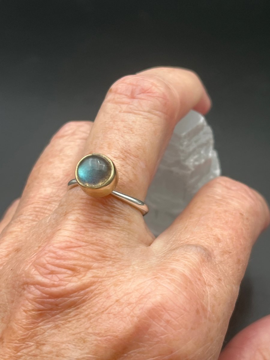 Round Labradorite RingBORARINGS