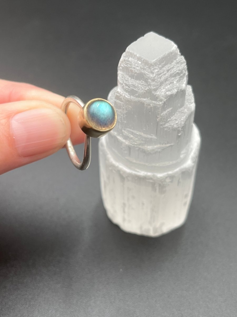 Round Labradorite RingBORARINGS