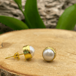 Round Stone Stud Earrings: Four Stone OptionsKipepeoEARRINGS