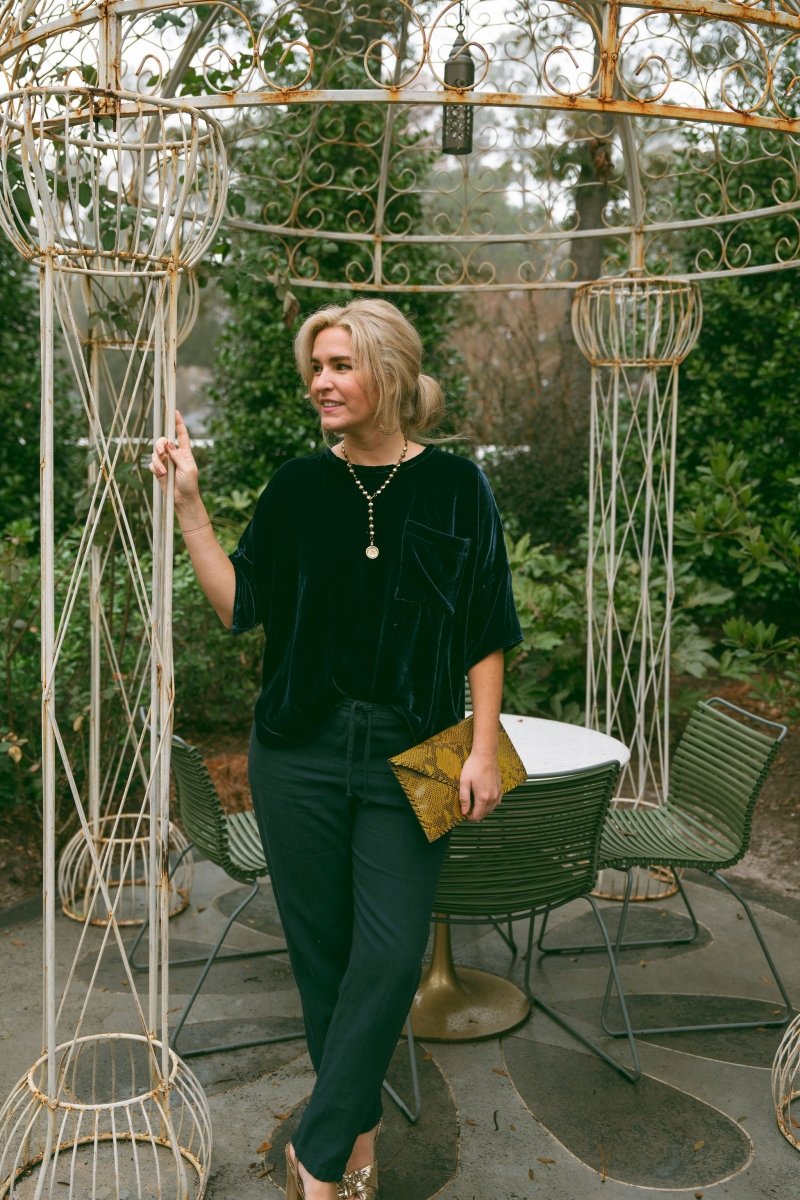 Silk Velvet Tee TopAmano by Lorena LaingTOPS