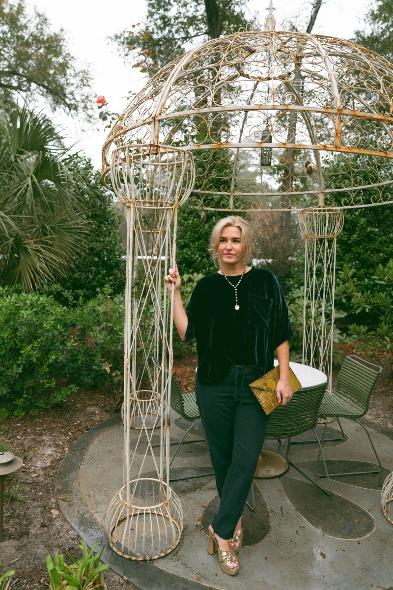 Silk Velvet Tee TopAmano by Lorena LaingTOPS