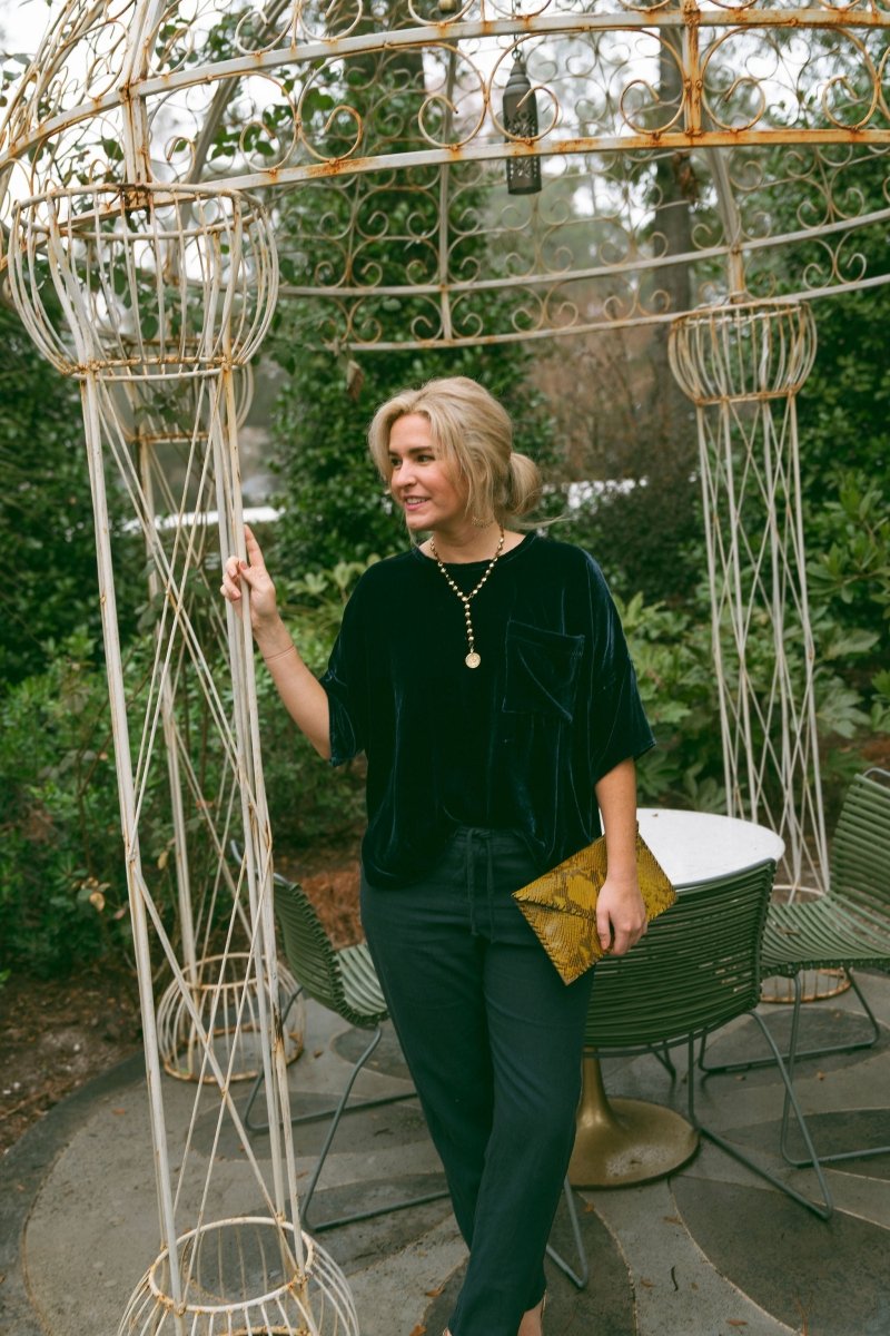 Silk Velvet Tee TopAmano by Lorena LaingTOPS