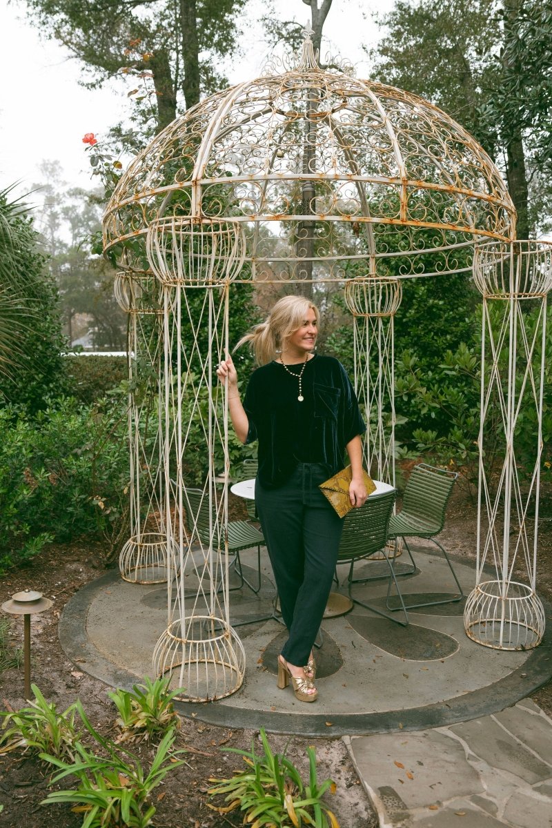 Silk Velvet Tee TopAmano by Lorena LaingTOPS