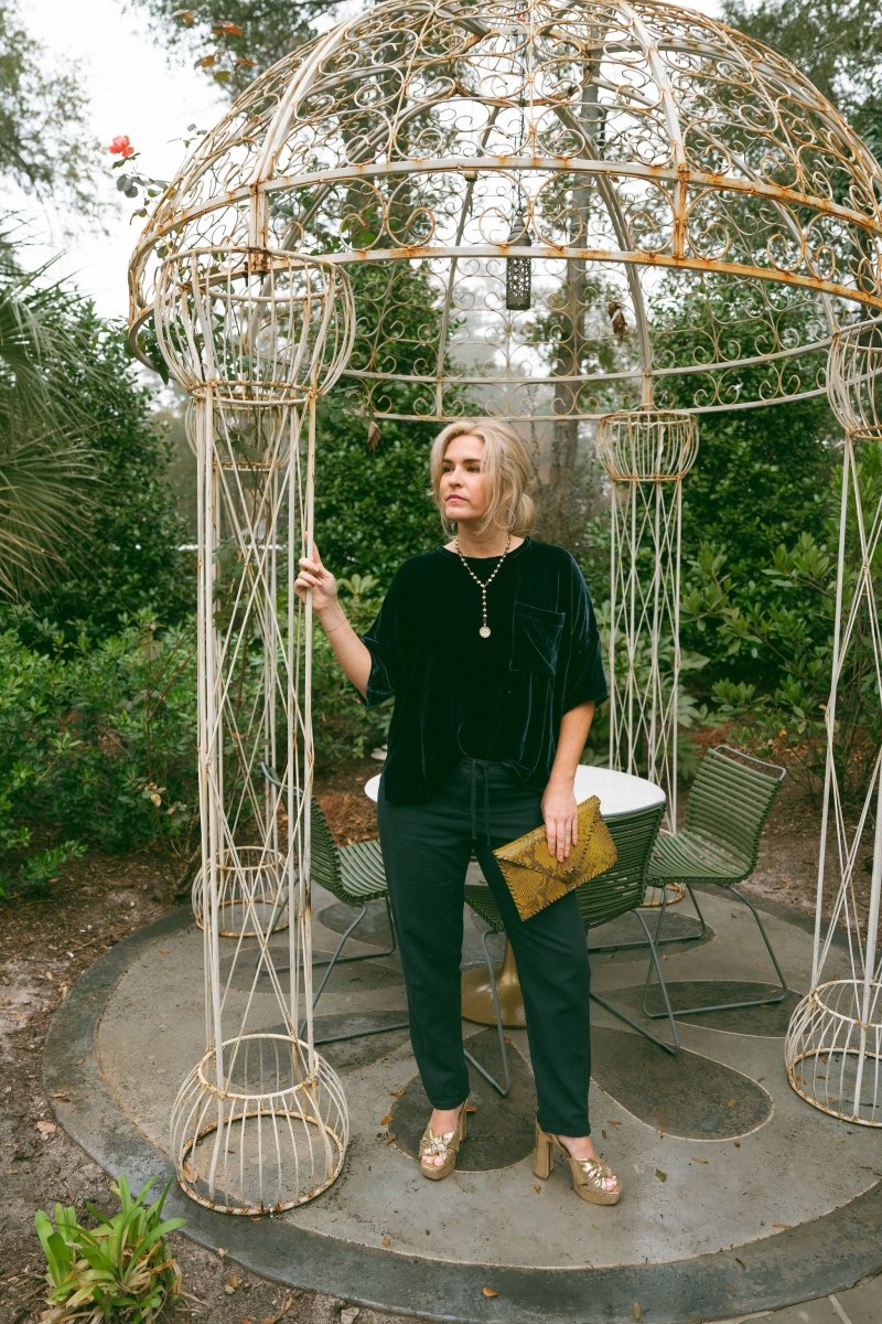 Silk Velvet Tee TopAmano by Lorena LaingTOPS