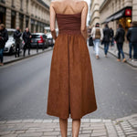 Tube Midi Dress – Hazel Nut SuedeVAVA by Joy HanDRESS