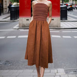 Tube Midi Dress – Hazel Nut SuedeVAVA by Joy HanDRESS