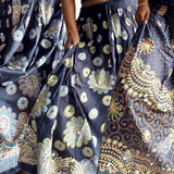 Women Sequin Wrinkled SkirtIndia Batikskirt