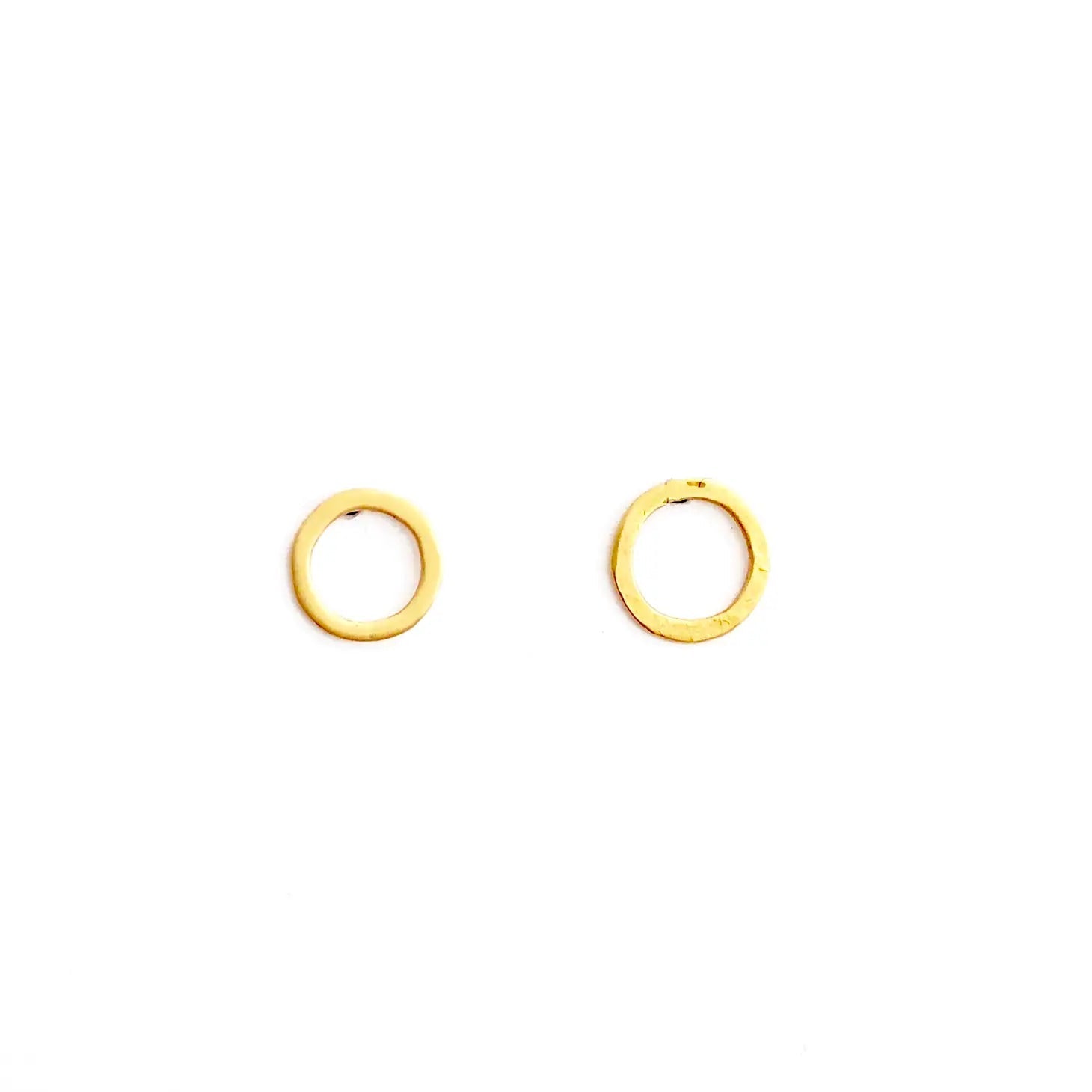 14k Hollow O StudsCLP JewelryEarrings