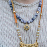 Amethyst & Gold Bead Necklace 4BHBella Smith DesignsNecklaces
