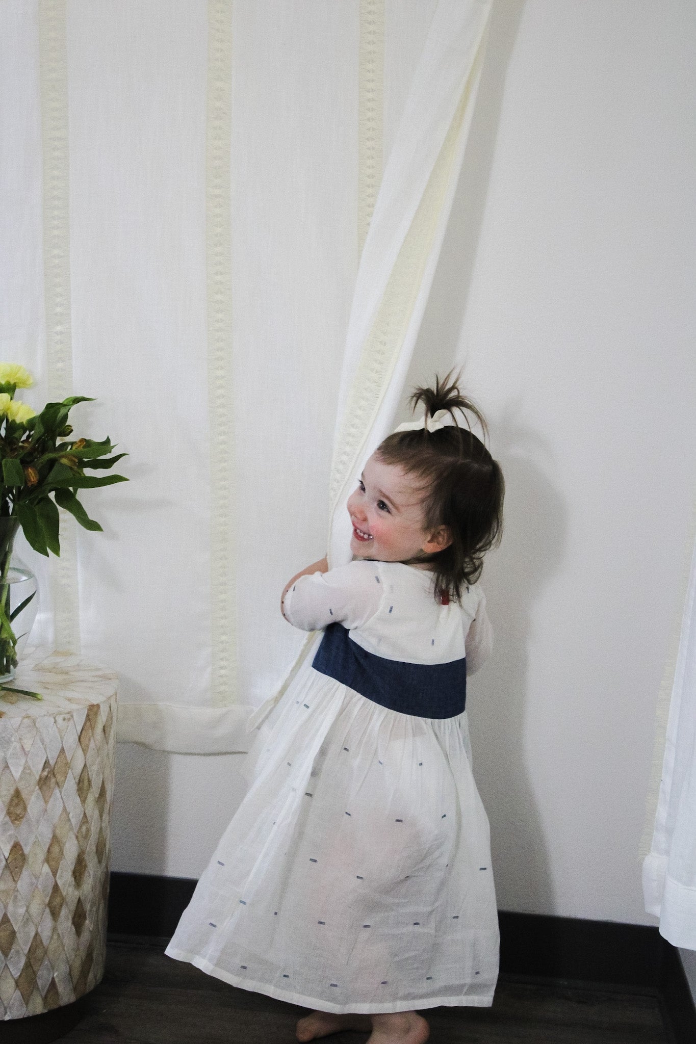 Annie Wrap Children's Dress- BlueGuadalupeDress