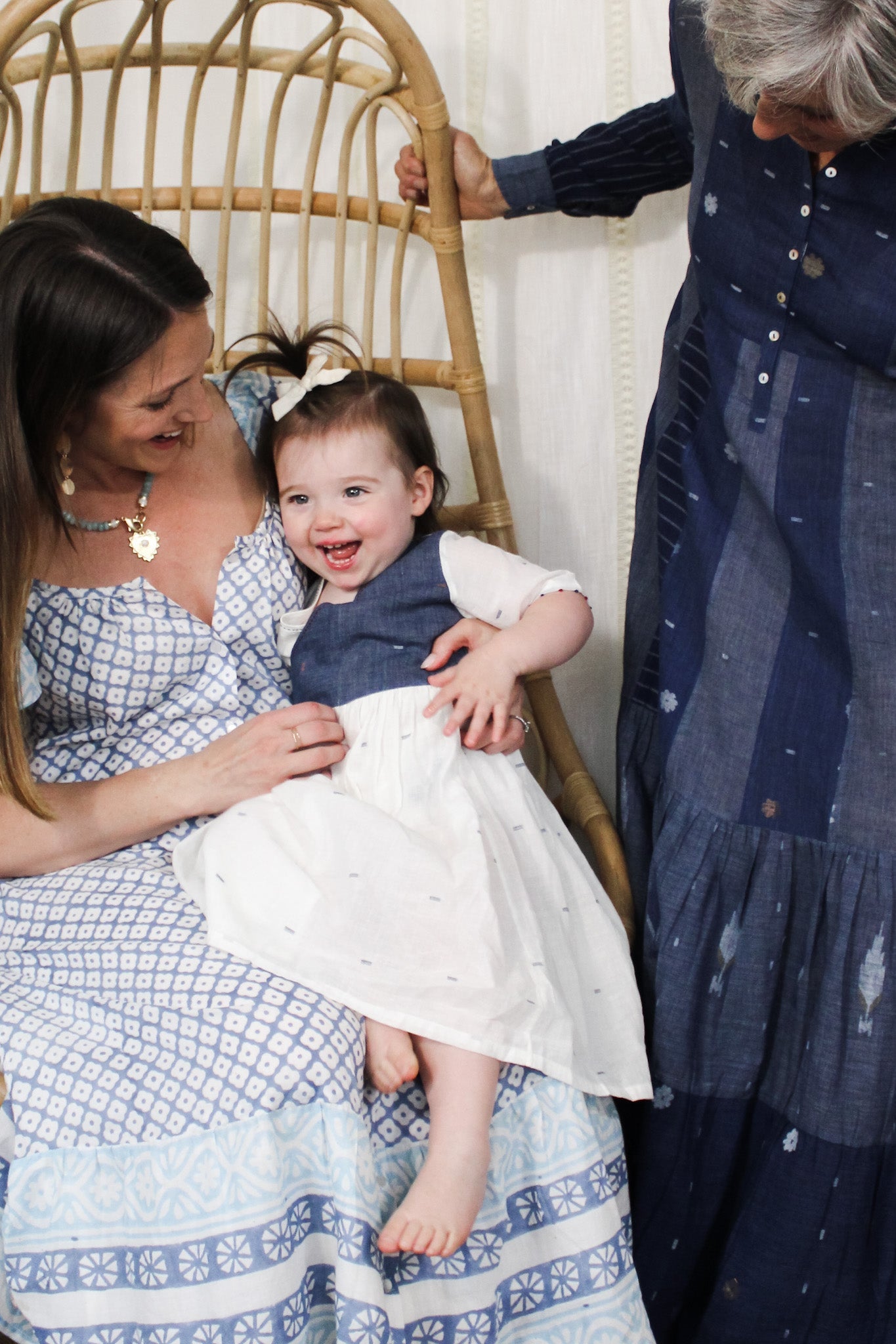 Annie Wrap Children's Dress- BlueGuadalupeDress