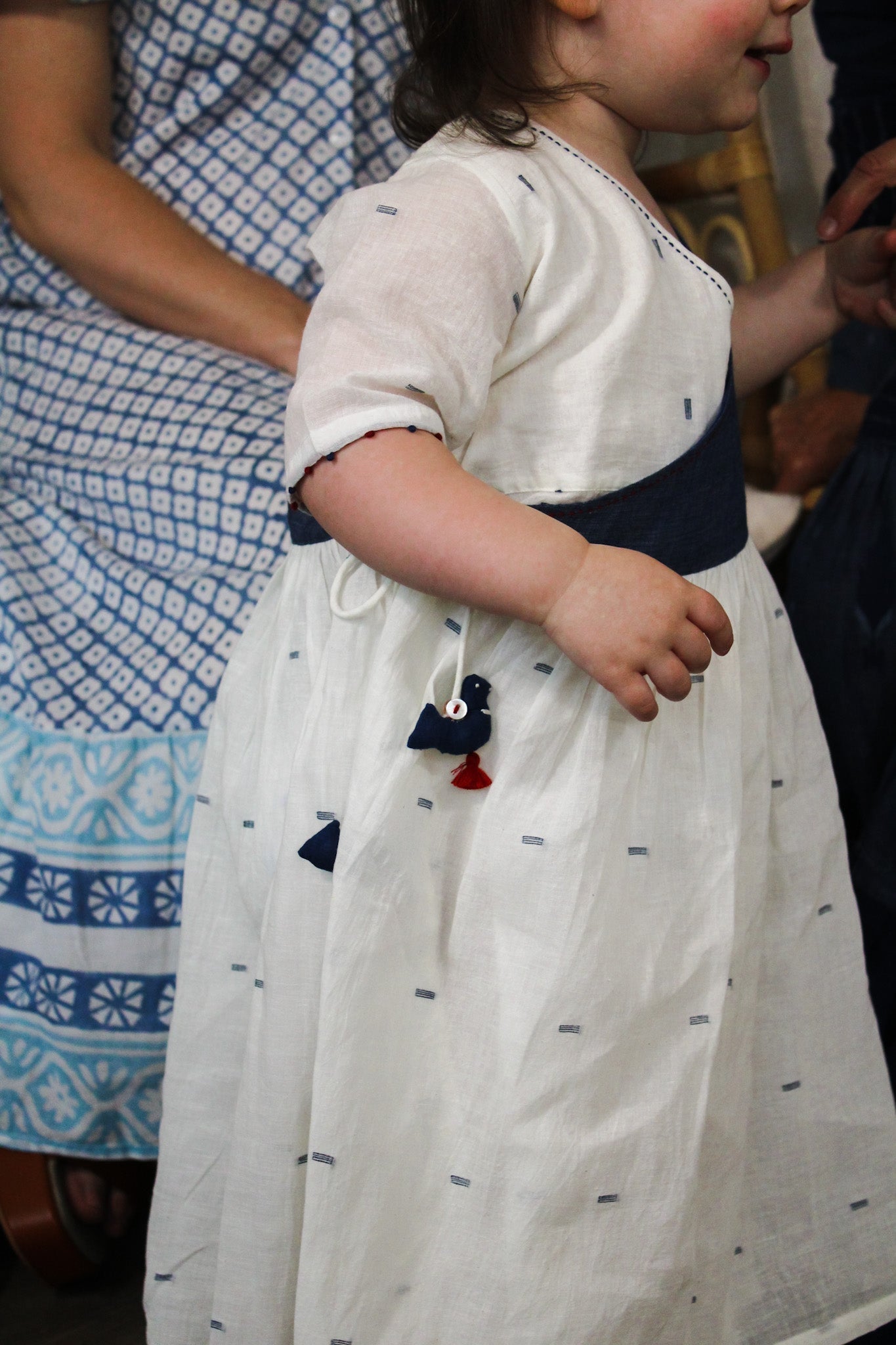 Annie Wrap Children's Dress- BlueGuadalupeDress