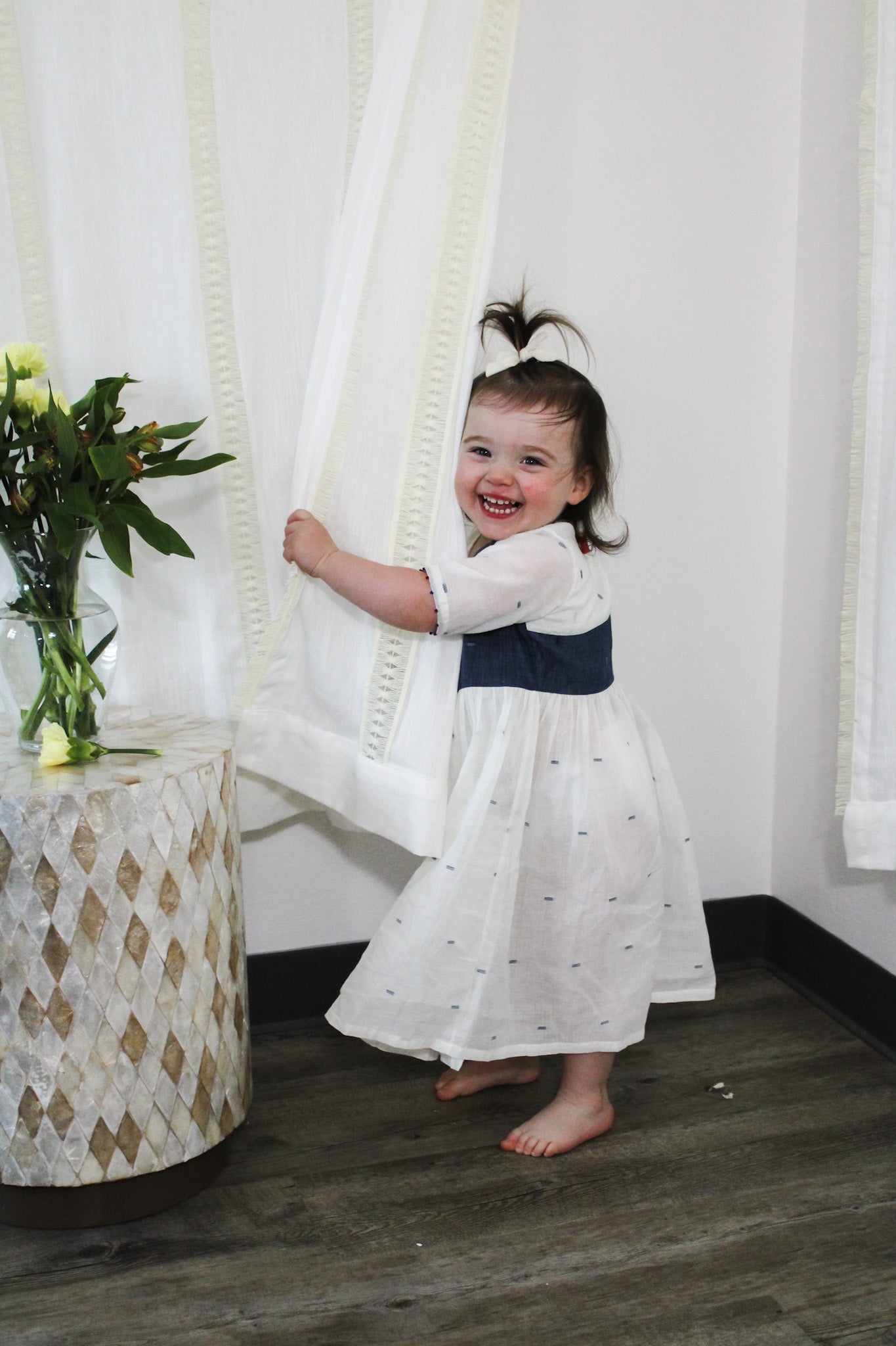 Annie Wrap Children's Dress- BlueGuadalupeDress