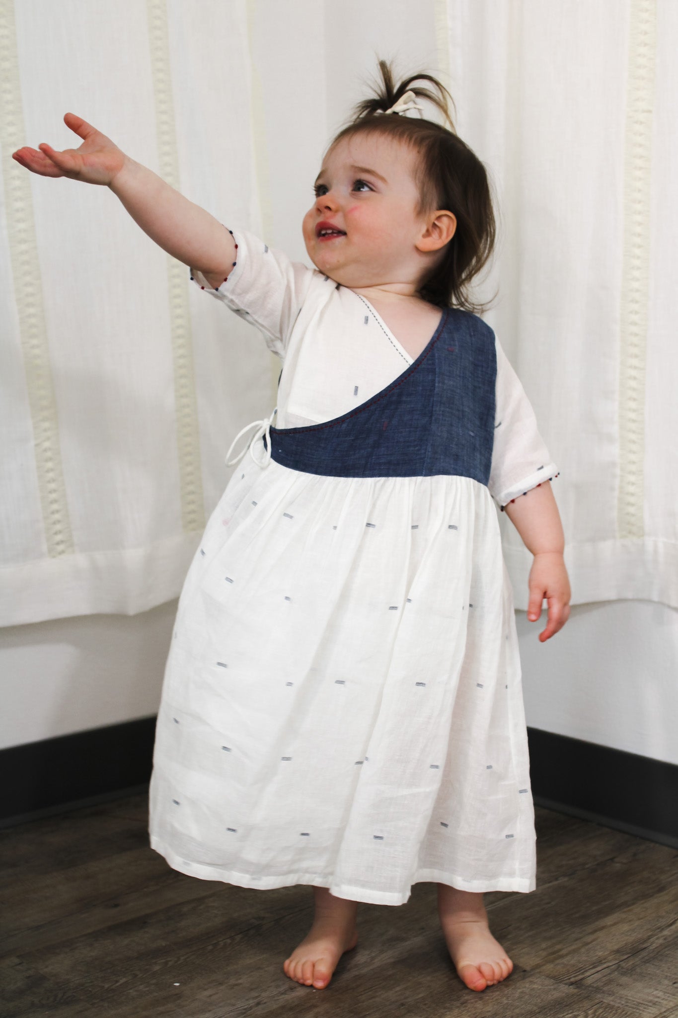 Annie Wrap Children's Dress- BlueGuadalupeDress