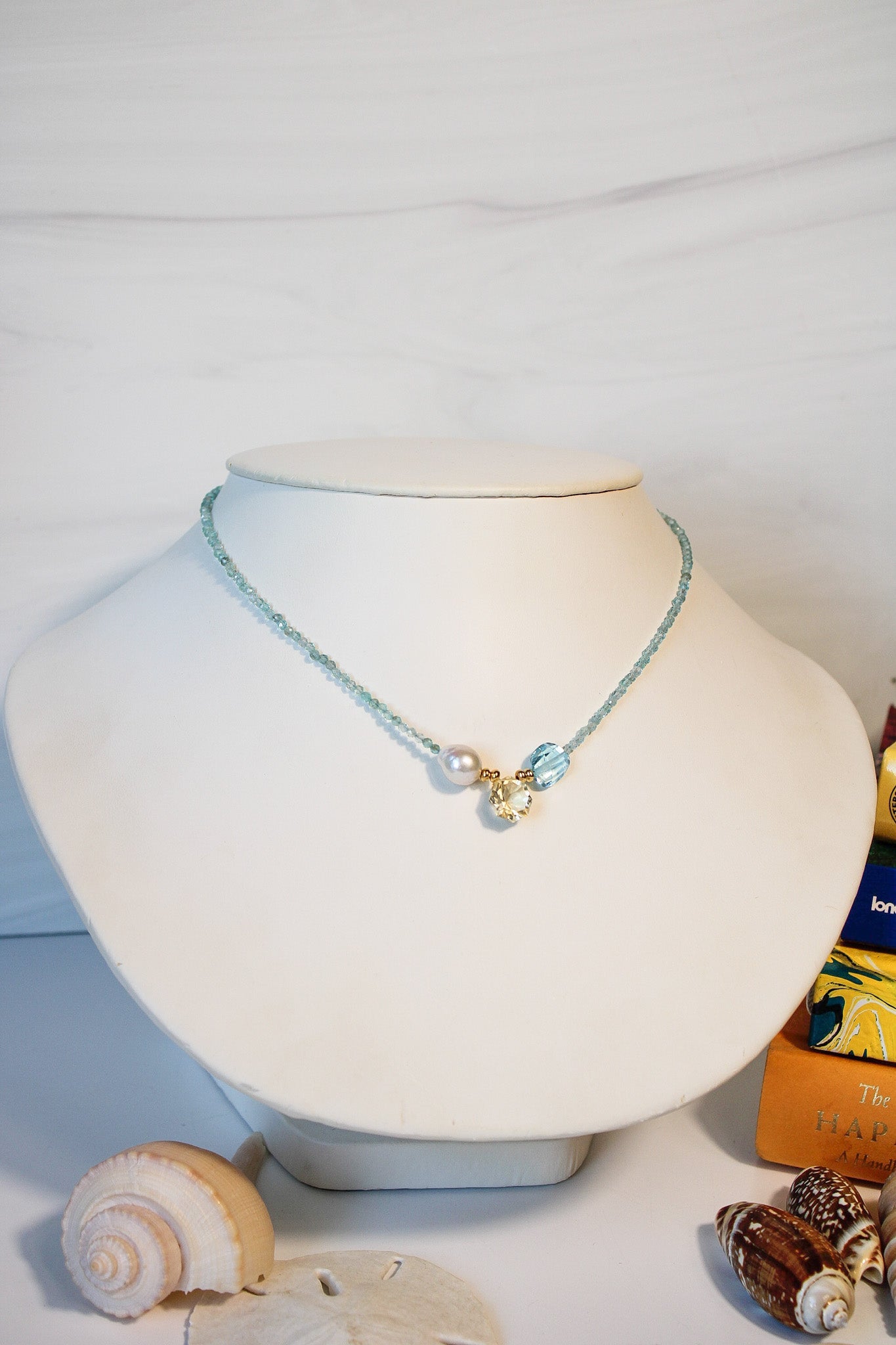 Apatite Rondelle Necklace (2 Styles)Beth ZinkNecklace