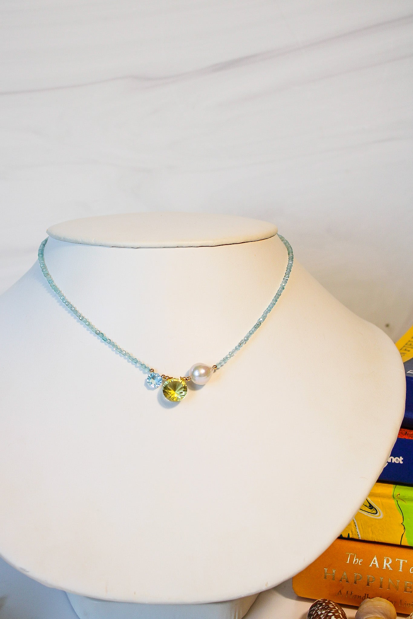 Apatite Rondelle Necklace (2 Styles)Beth ZinkNecklace