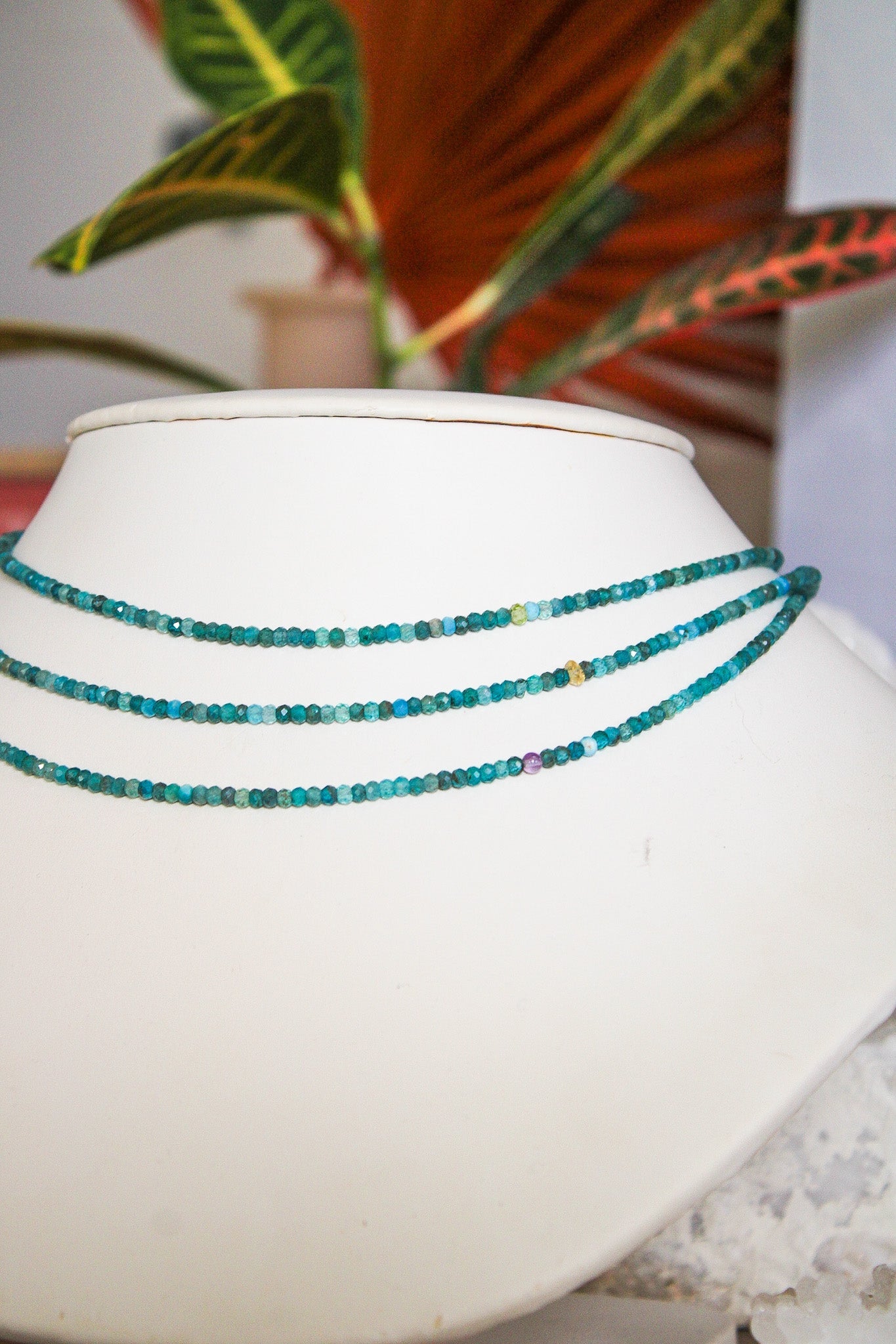 Apatite Spirit Bead NecklacesZiabirdNecklaces