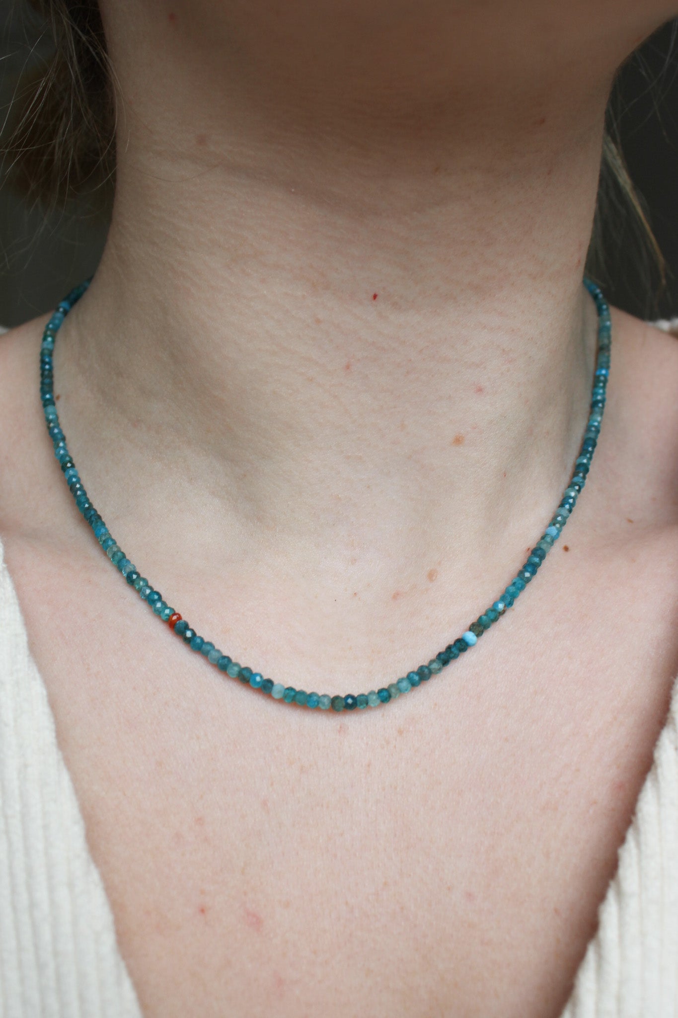 Apatite Spirit Bead NecklacesZiabirdNecklaces