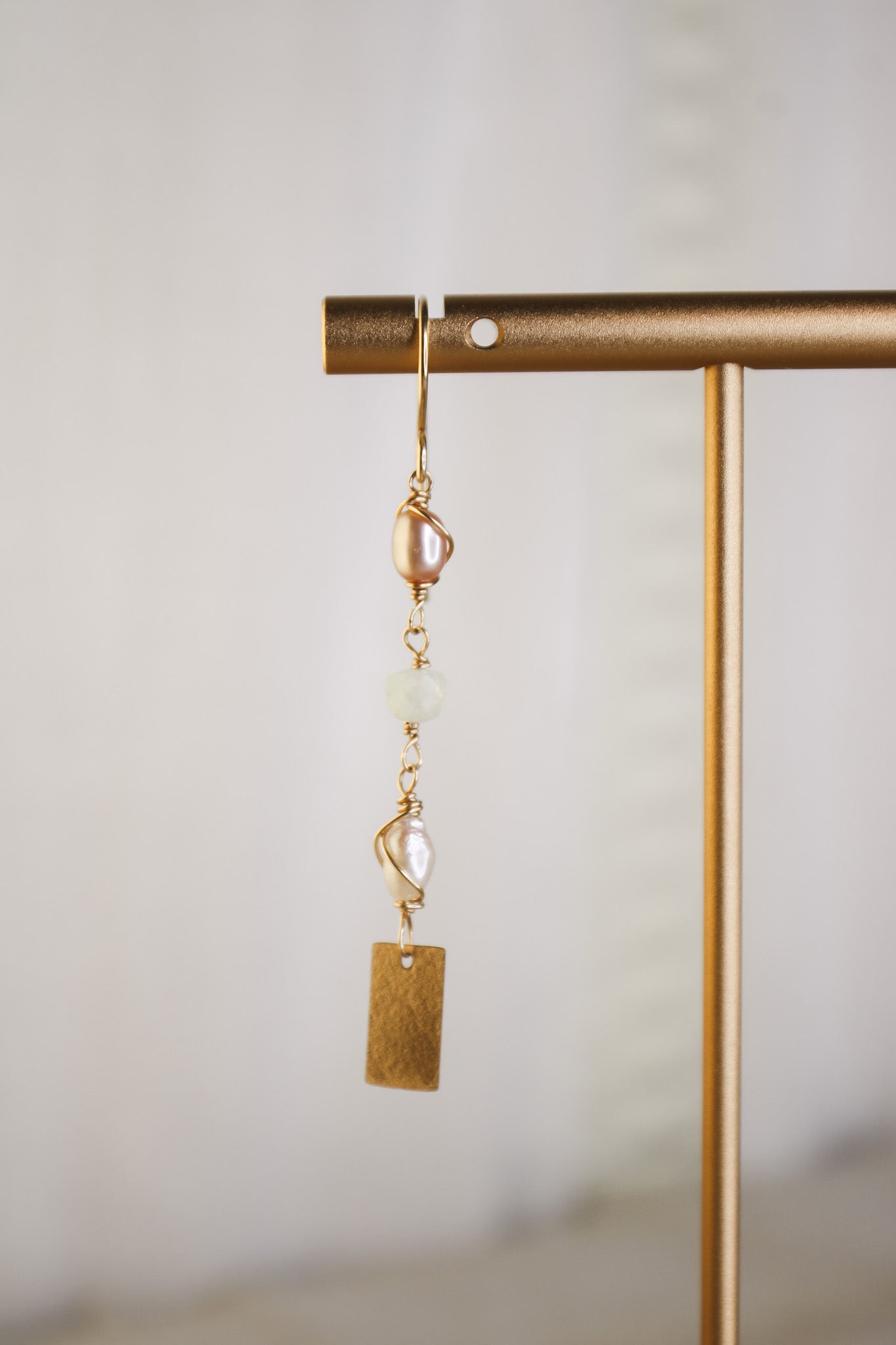 Aquamarine and Pearl Earrings #7102James & JezebelleEarrings