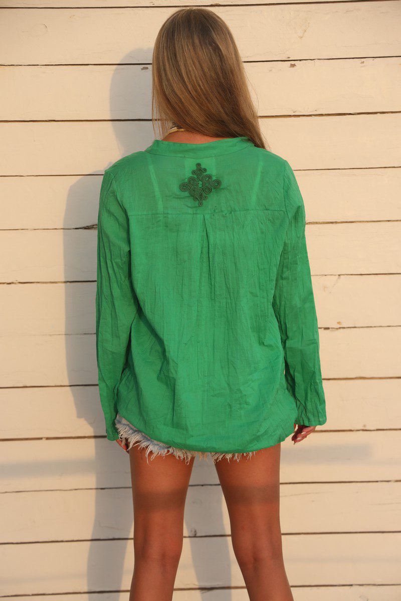 Basic Shirt- GreenGallabiaShirt