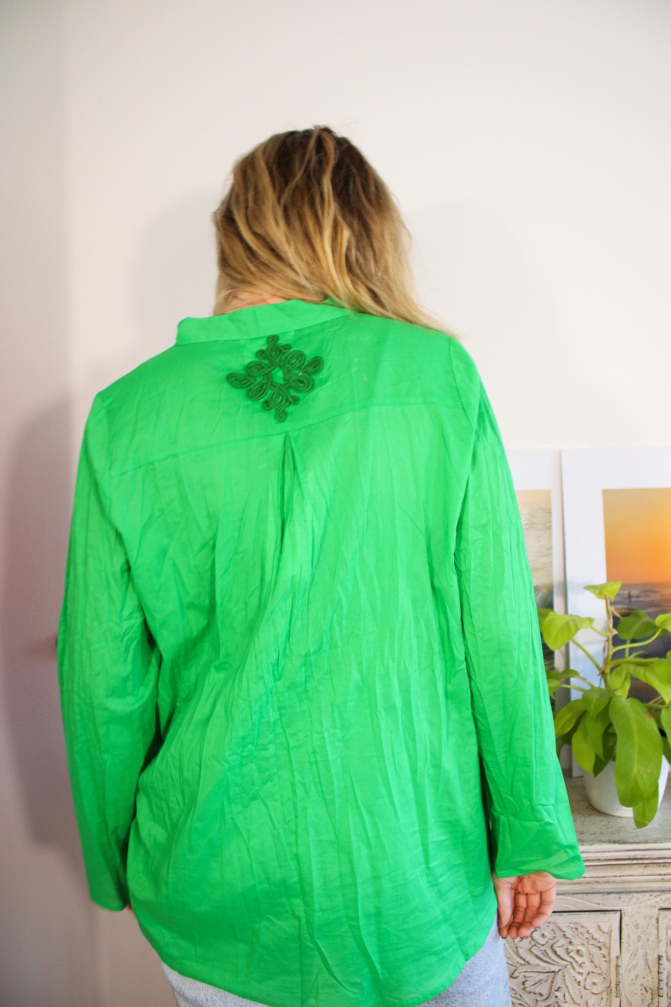 Basic Shirt- GreenGallabiaShirt
