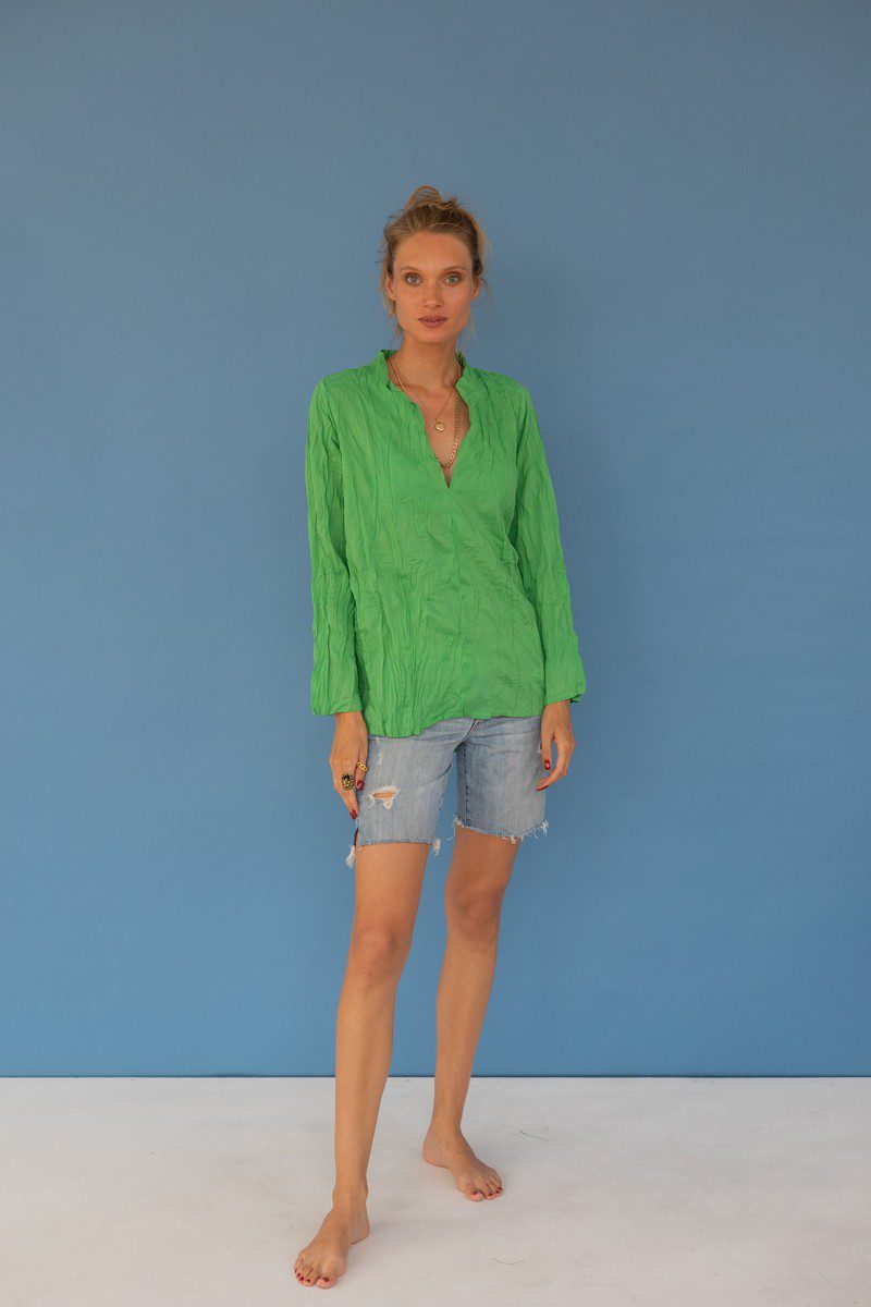 Basic Shirt- GreenGallabiaShirt