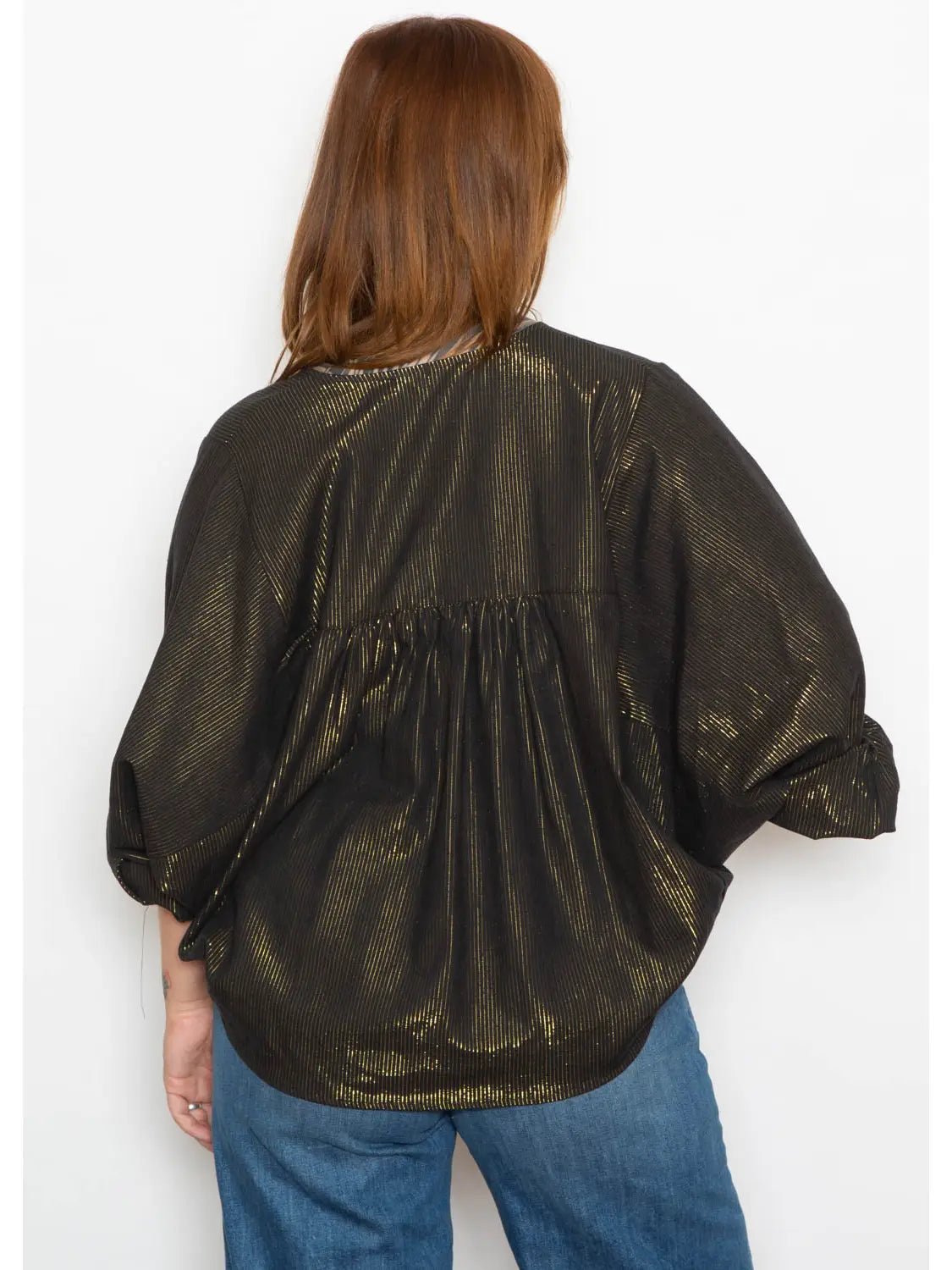 Beach Day Shirt- Black/ Gold StripeGood CompanyShirt