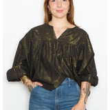 Beach Day Shirt- Black/ Gold StripeGood CompanyShirt