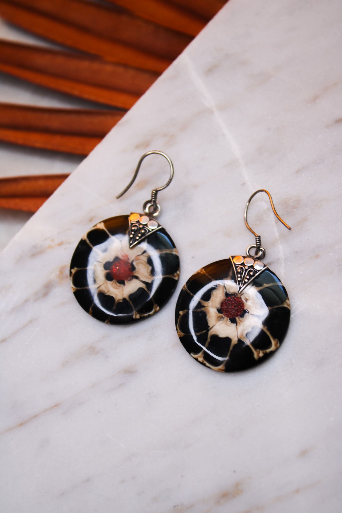 Black Shell EarringsJinjaEarrings