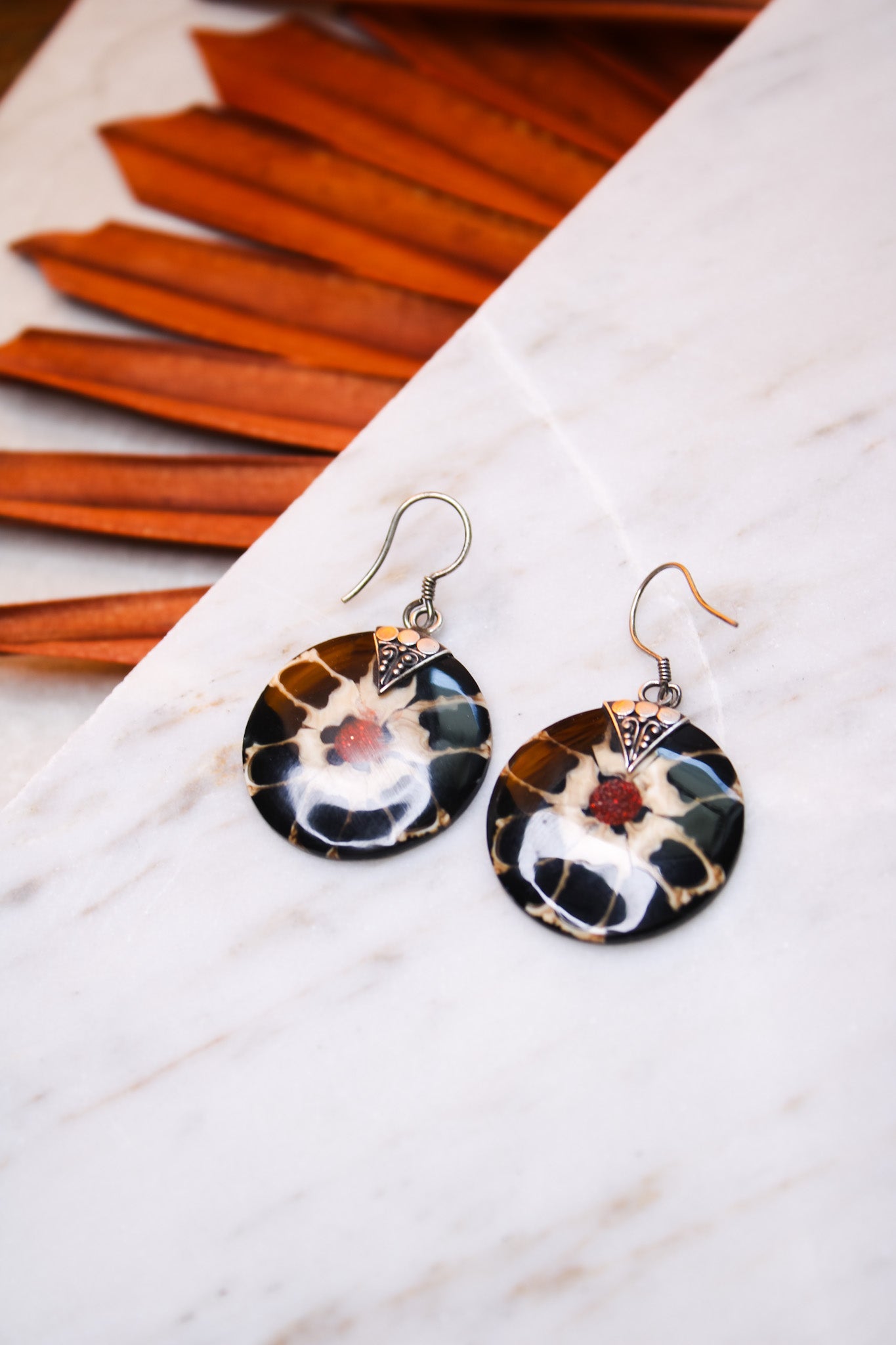 Black Shell EarringsJinjaEarrings