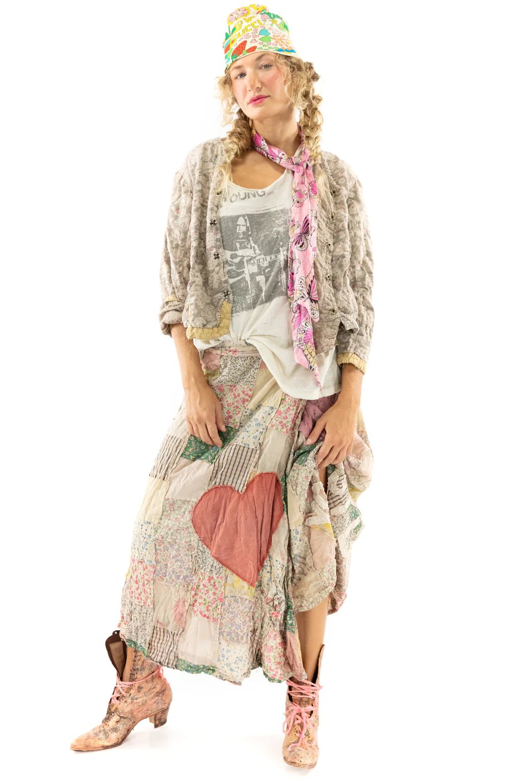 Blockprint Sirsi Jacket 604 - GumdropMagnolia PearlCoats & Jackets