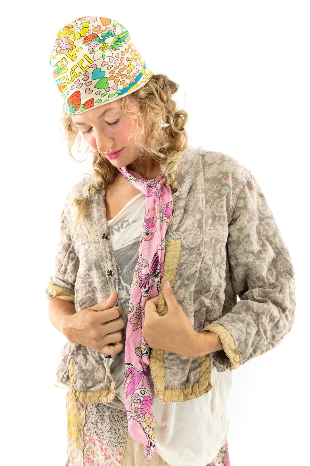 Blockprint Sirsi Jacket 604 - GumdropMagnolia PearlCoats & Jackets