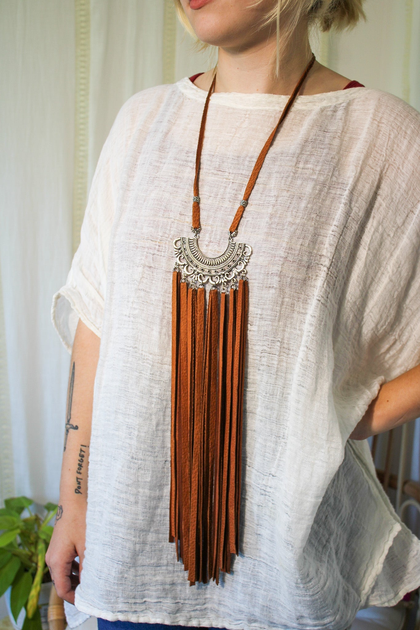 Boho Fringe Necklace #11Bella Smith DesignsNecklace