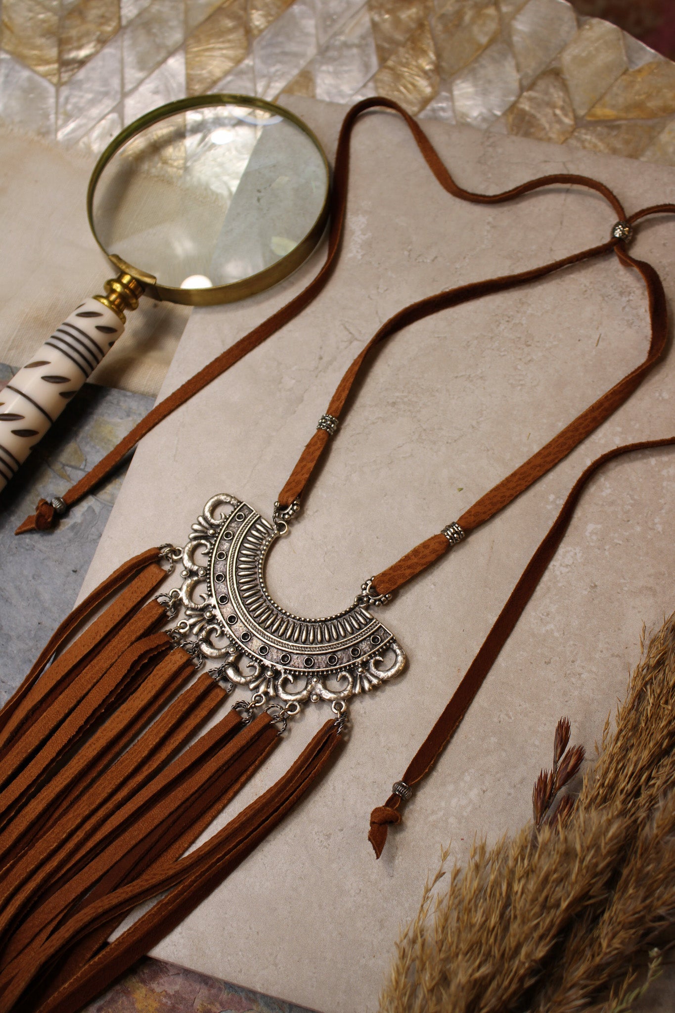 Boho Fringe Necklace #11Bella Smith DesignsNecklace