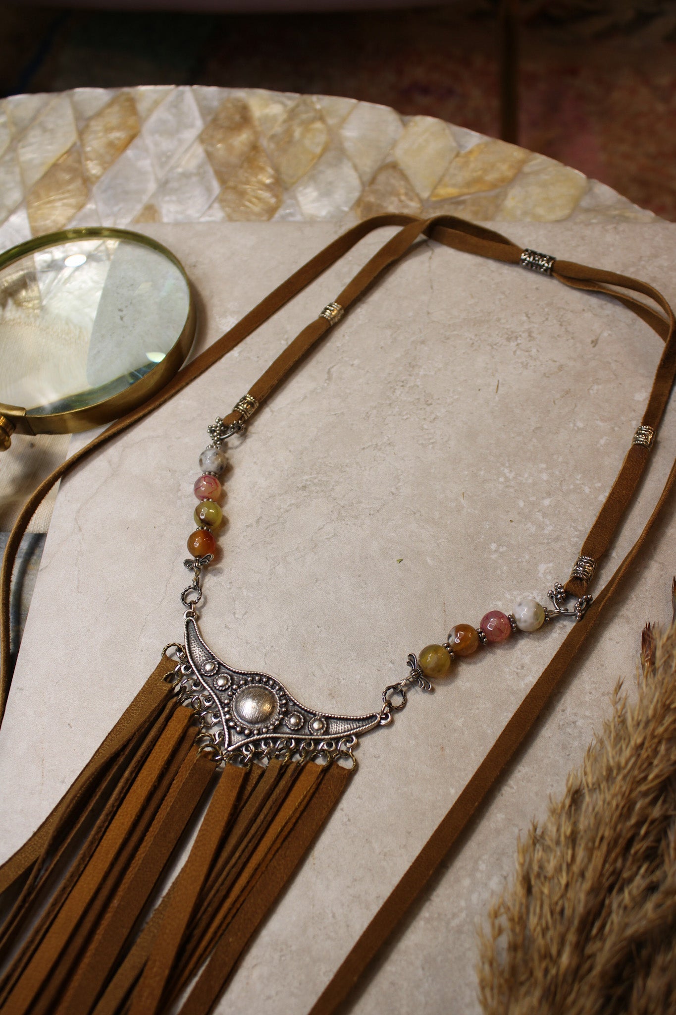 Boho Fringe Necklace #3Bella Smith DesignsNecklace
