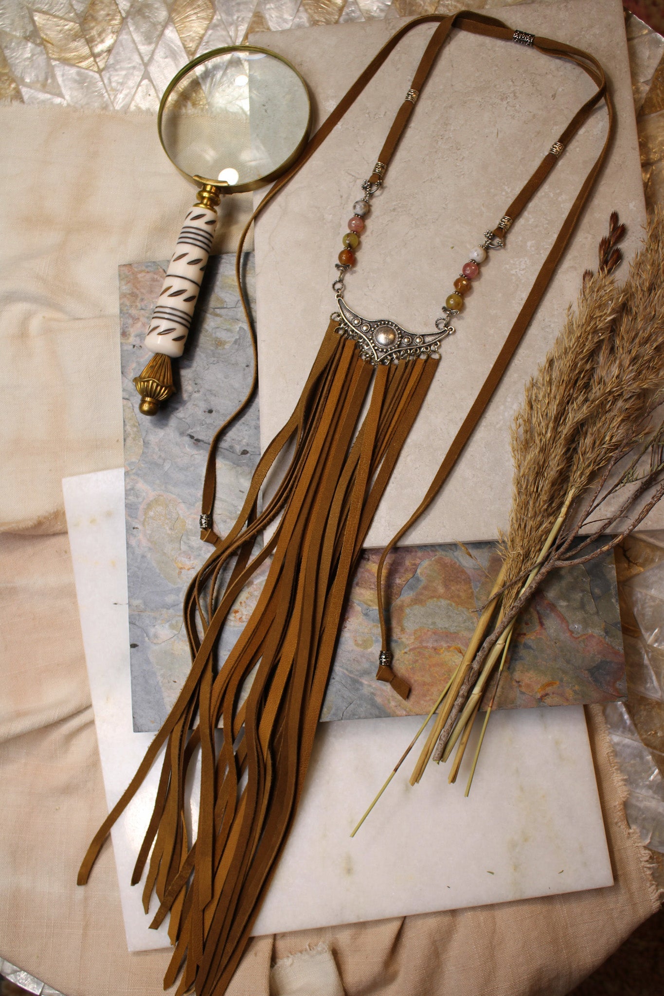 Boho Fringe Necklace #3Bella Smith DesignsNecklace