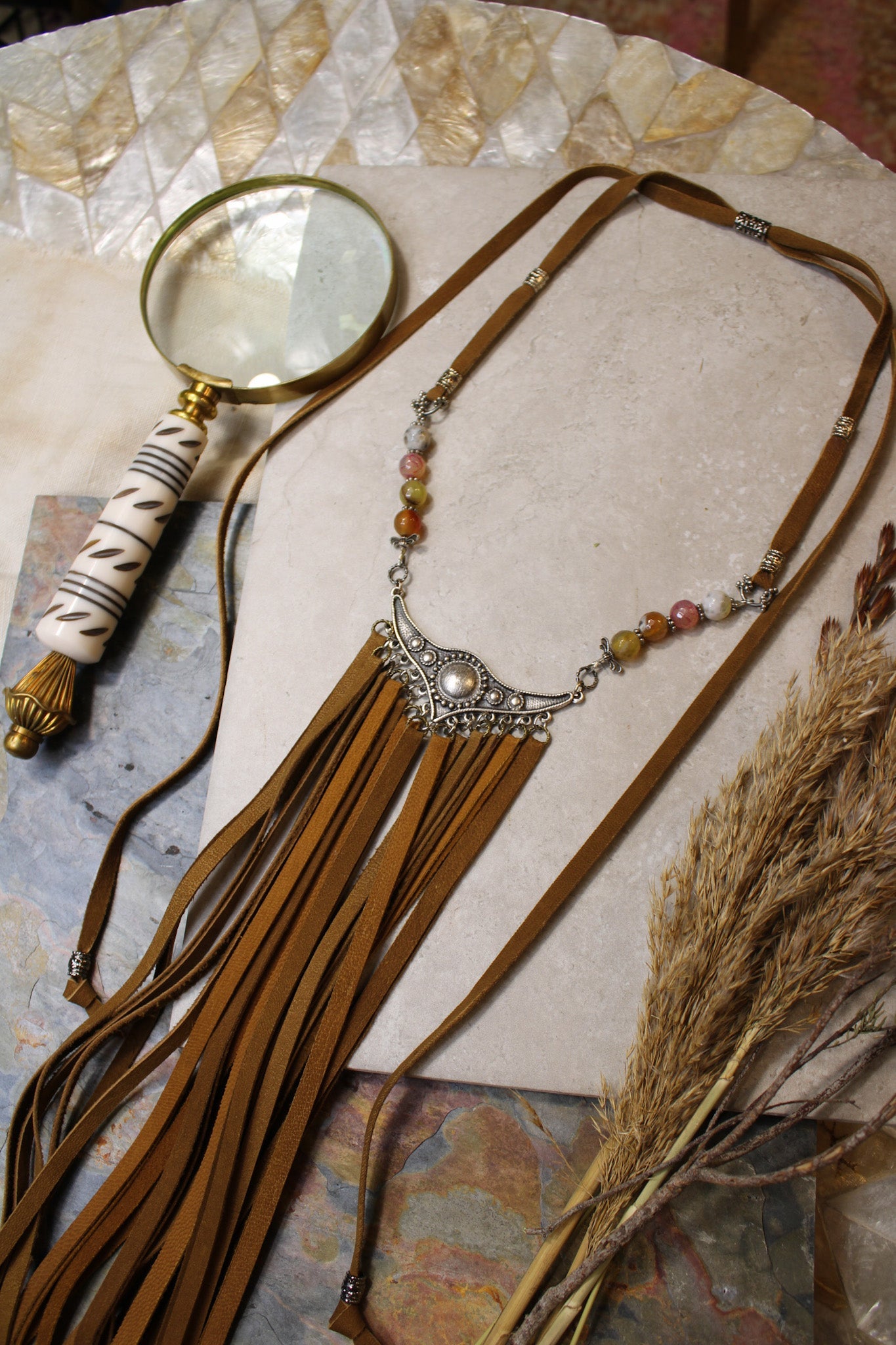 Boho Fringe Necklace #3Bella Smith DesignsNecklace