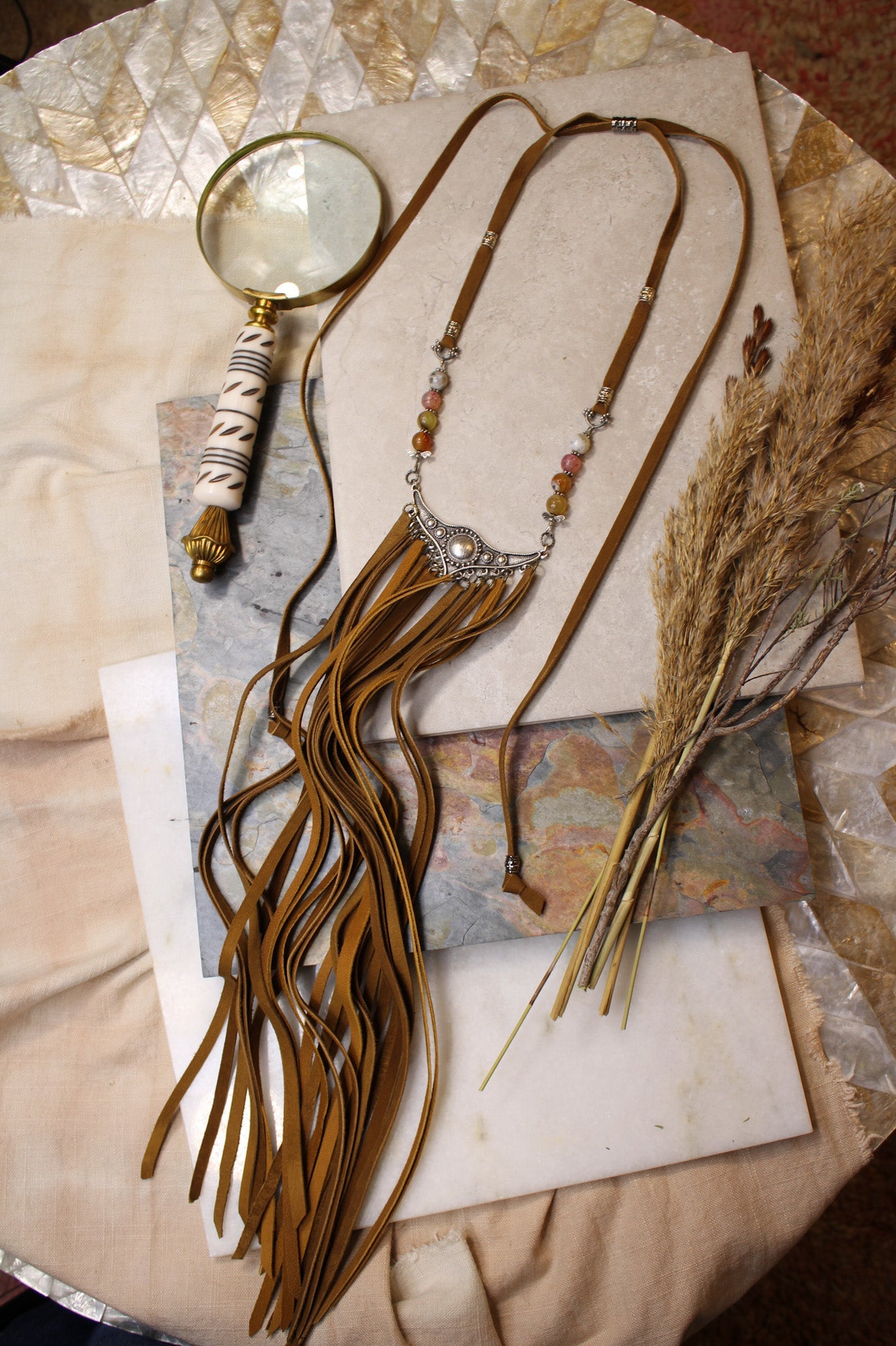 Boho Fringe Necklace #3Bella Smith DesignsNecklace