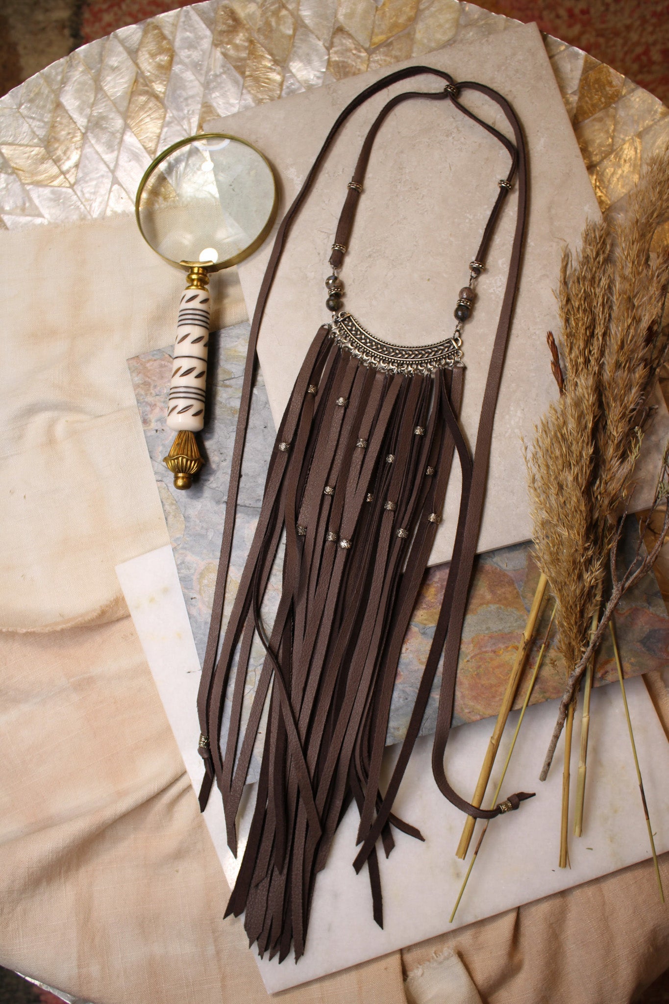Boho Fringe Necklace #9Bella Smith DesignsNecklace