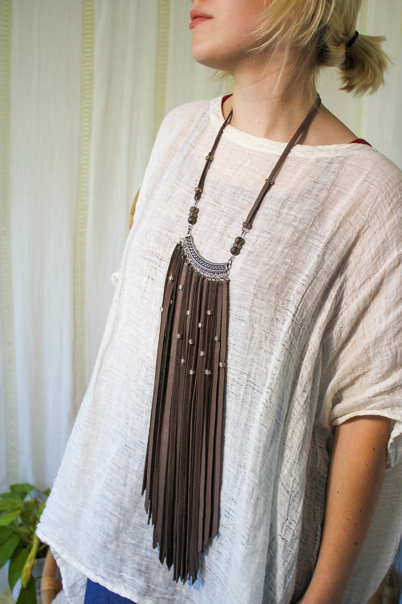 Boho Fringe Necklace #9Bella Smith DesignsNecklace