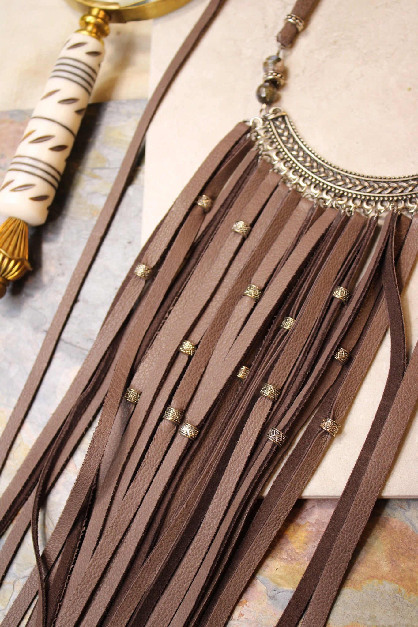 Boho Fringe Necklace #9Bella Smith DesignsNecklace