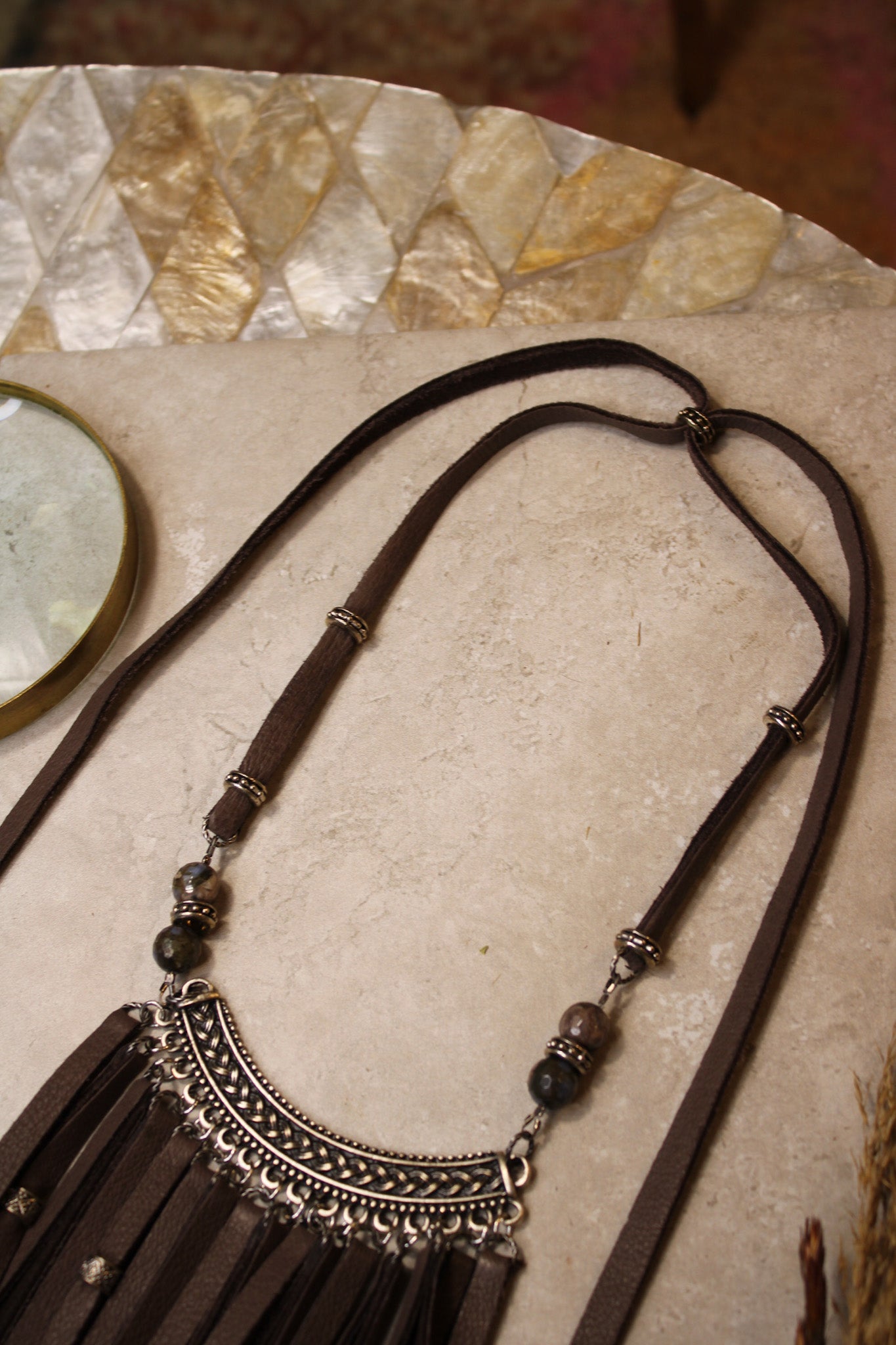 Boho Fringe Necklace #9Bella Smith DesignsNecklace